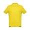 Оптом Рубашка-поло мужская TH Clothes Adam 195, желтая для нанесения логотипа или надписи Рубашка-поло мужская TH Clothes Adam 195, желтая фото