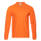 Рубашка поло с длинным рукавом мужская Stan 104S, 185 гр/м2, оранжевая фото