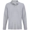 Оптом Рубашка поло унисекс с длинным рукавом Sol's Pacific LSL, серый меланж для нанесения логотипа или надписи Рубашка поло унисекс с длинным рукавом Sol's Pacific LSL, серый меланж фото