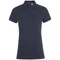 Рубашка поло женская Sol's Brandy Women, темно-синяя / белая фото