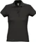 Рубашка поло женская Sol's Passion 170, черная фото