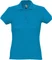 Рубашка поло женская Sol's Passion 170, ярко-бирюзовая фото