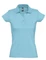 Рубашка поло женская Sol's Prescott Women 170, бирюзовая фото