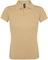 Рубашка поло женская Sol's Prime Women 200, бежевая фото