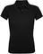 Рубашка поло женская Sol's Prime Women 200, черная фото