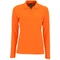 Поло с длинным рукавом женское Sol's Perfect LSL Women, оранжевое фото