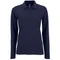 Поло с длинным рукавом женское Sol's Perfect LSL Women, темно-синее фото