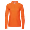 Рубашка поло женская с длинным рукавом Stan 04SW, оранжевая фото