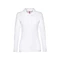 Рубашка поло женская с длинным рукавом TH Clothes Bern Women 210, белая фото