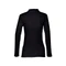 Рубашка поло женская с длинным рукавом TH Clothes Bern Women 210, черная фото