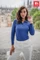Рубашка поло женская с длинным рукавом TH Clothes Bern Women 210, красная фото