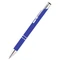 Ручка металлическая Molly, soft touch, ярко-синяя фото