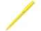 Ручка пластиковая шариковая Happy, жёлтая фото