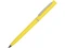 Ручка пластиковая шариковая Navi soft-touch, жёлтая фото