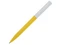 Ручка пластиковая шариковая из переработанной пластмассы Unix, желтая фото