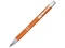 Ручка шариковая из переработанного алюминий Moneta, оранжевая фото