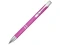 Ручка шариковая из переработанного алюминий Moneta, розовая фото