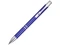 Ручка шариковая из переработанного алюминий Moneta, синяя фото