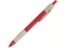 Оптом Ручка шариковая из пшеничного волокна Hana, красная для нанесения логотипа или надписи Ручка шариковая из пшеничного волокна Hana, красная фото