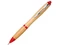 Ручка шариковая Nash из бамбука, красная фото