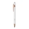 Оптом Ручка шариковая пластиковая со стилусом из переработанного алюминия, белая для нанесения логотипа или надписи Ручка шариковая пластиковая со стилусом из переработанного алюминия, белая фото