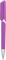 Ручка шариковая пластиковая Zoom Soft, фиолетовая фото