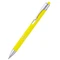 Ручка шариковая металлическая Ingrid, soft-touch, желтая фото