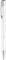 Ручка шариковая металлическая Kosko Soft Mirror, белая / серебристая Ручка шариковая металлическая Kosko Soft Mirror, белая / серебристая фото