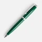 Ручка шариковая металлическая  Letra Chrome, глянцевая, темно-зеленая фото
