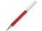 Ручка шариковая металлическая Lettertone Bossy, красная / серебристая фото