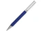 Ручка шариковая металлическая Lettertone Bossy, синяя / серебристая фото