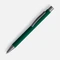 Ручка шариковая металлическая Open Atento Soft Touch, зеленая фото