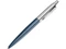 Ручка шариковая металлическая Parker Jotter XL Matte Black CT, синяя / серебряная фото