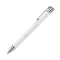 Ручка шариковая металлическая Portobello Alpha, белая / серебристая фото