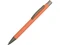 Ручка шариковая металлическая Tender, soft touch, оранжевая фото