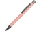 Ручка шариковая металлическая Tender, soft-touch, розовая фото