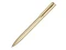 Оптом Ручка шариковая пластиковая Leon, золотистая для нанесения логотипа или надписи Ручка шариковая пластиковая Leon, золотистая фото