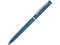 Ручка шариковая пластиковая Navi, soft-touch, бирюзовая фото