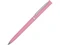 Ручка шариковая пластиковая Navi, soft-touch, розовая фото