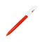 Ручка шариковая пластиковая NeoPen Level, белая/ красная фото