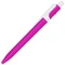 Ручка шариковая пластиковая Ravena Color, розовая / белая фото