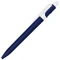 Ручка шариковая пластиковая Ravena Color, темно-синяя / белая фото