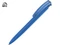 Ручка шариковая пластиковая с чипом передачи информации NFC Uma Trinity K Transparent Gum, soft touch, синяя фото