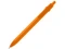 Ручка шариковая из переработанной пластмассы Fidget, оранжевая фото