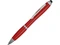 Ручка стилус шариковая пластиковая Nash, красная фото