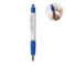 Оптом Ручка-стилус пластиковая со спинером, серебристая / синяя для нанесения логотипа или надписи Ручка-стилус пластиковая со спинером, серебристая / синяя фото