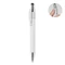 Ручка-стилус шариковая с антистресом, белая фото