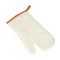 Рукавица кухонная для горячего, бежевая / оранжевая фото