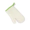 Рукавица кухонная для горячего, бежевая / зеленая фото
