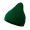 Шапка бини вязаная «Насвязи», темно-зеленая фото
